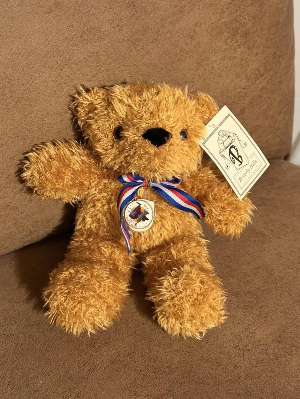 Y2K Beverly Hills Teddy Bear Co 2001 New York State Quarter Commemorative Plush